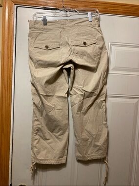DKNY Beige Drawstring Hem‎ Capris 6